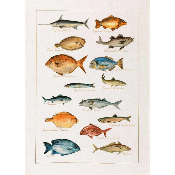 La Mer - Pesci Tea Towel