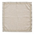 Jardin Napkins in Natural Gold Silver - Pioneer Linens