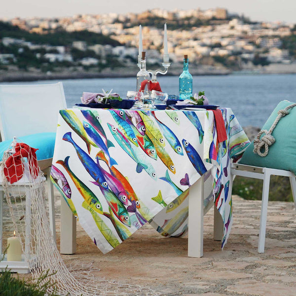 Poisson Bleu Table Linens