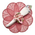 Sinamay Flower Placemats