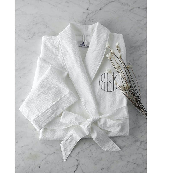 Seersucker Bath Robe