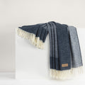 Border Herringbone NAVY by Lands Downunder