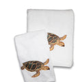 Blue Sea Turtle Towels - Pioneer Linens