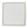 Jardin Napkins in White Gold Silver - Pioneer Linens